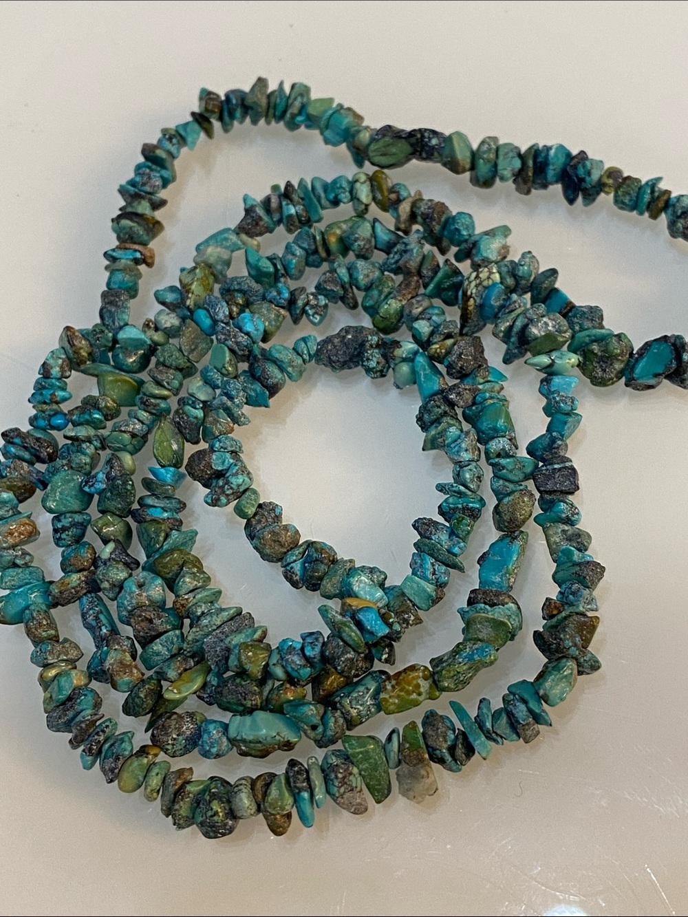 Turquoise Chip Bead Necklace - Women Jewelry